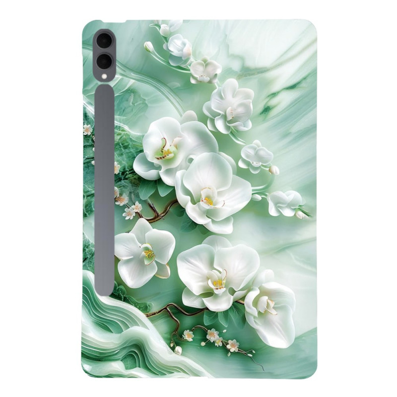 Samsung Galaxy Tab S11 Ultra Fodral Jade Blommor