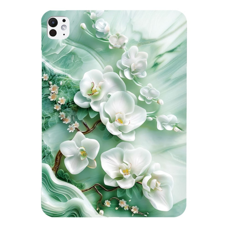 iPad Pro Fodral 13 (2025) / 13 (2024) Jade Flowers