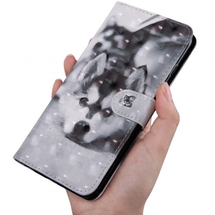 Samsung Galaxy A50 hundfodral svart och vitt