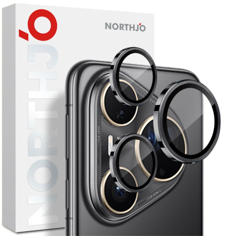 Skyddslins i härdat glas för Huawei Pura 80 Ultra Metal Rings