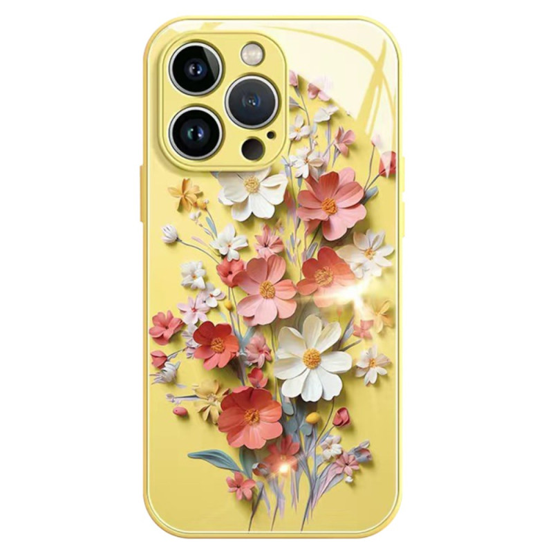 Coque iPhone 14 Pro Max Verre Trempé Fleurs d'Été