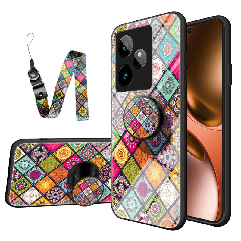 Realme GT 7 Patchwork härdat glasfodral