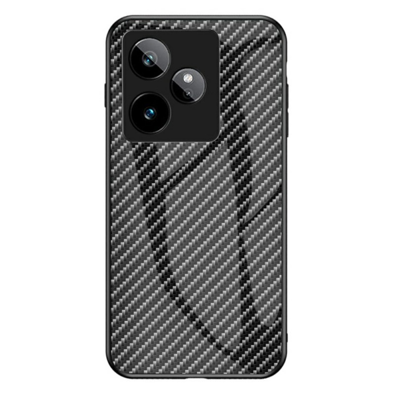 Realme GT 7 Kolfiberfodral av härdat glas