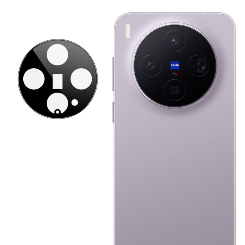 Lentille de Protection en Verre Trempé pour Vivo X300 (version noire)