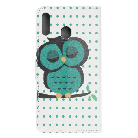 Samsung Galaxy A40 fodral Sleeping Owl