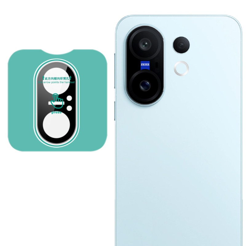 Skyddslins i härdat glas för Vivo X200 FE automatisk positioneringsram (svart version)