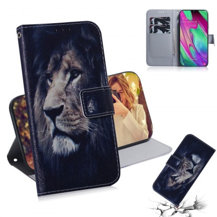 Samsung Galaxy A40 Dreaming Lion Case