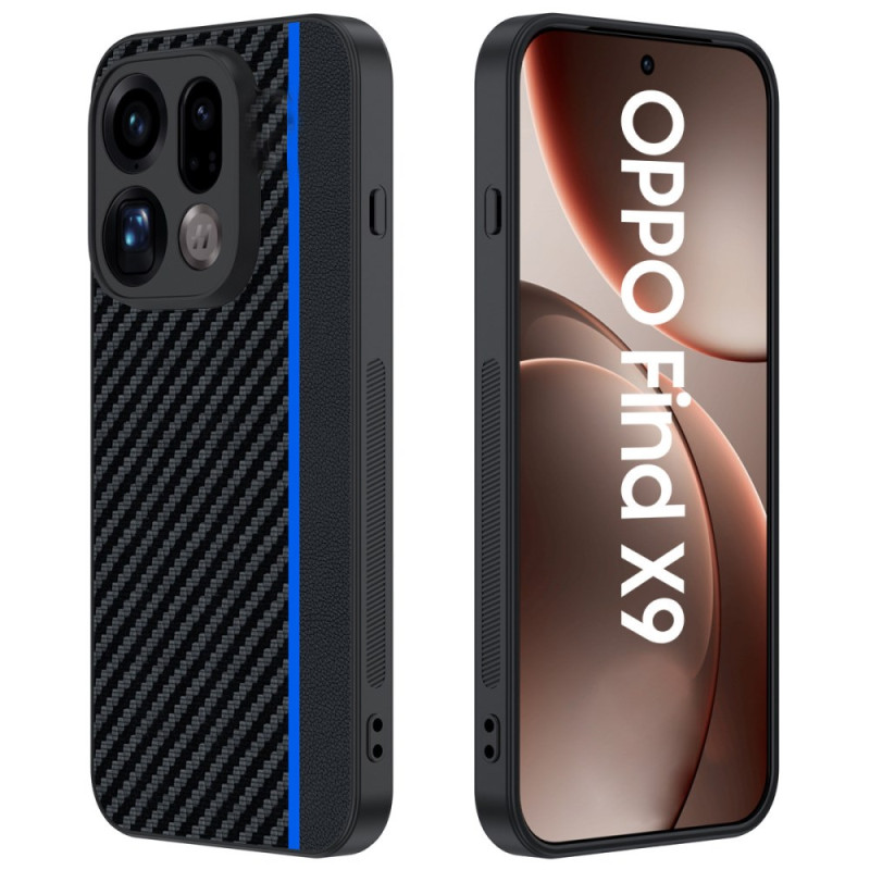 Oppo Find X9 5G kolfiberfodral med textur