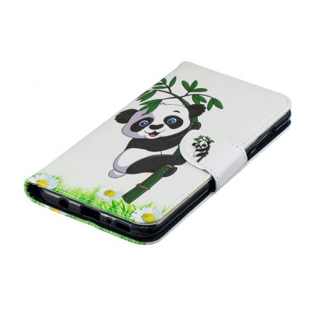 Samsung Galaxy A70 Panda fodral på bambu