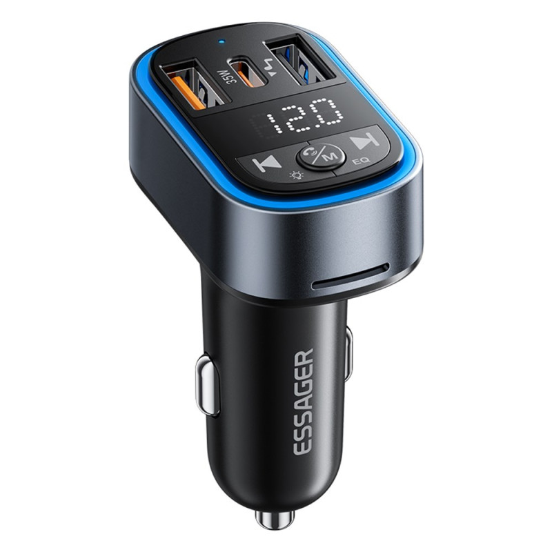 Chargeur Voiture 35W PD avec Transmetteur FM Bluetooth 5.3 ESSAGER