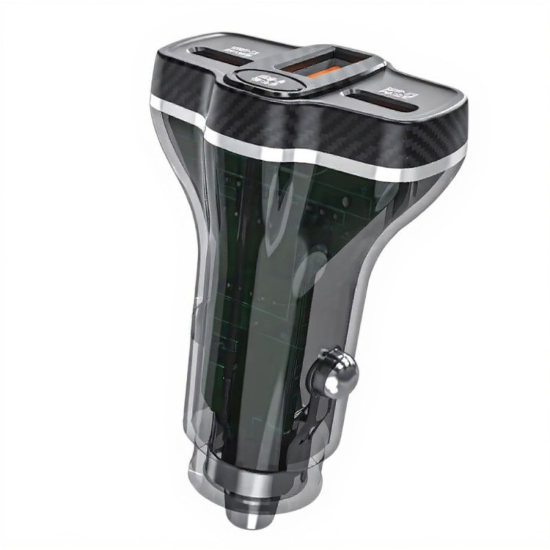 Billaddare 78W 3 portar PD 30W / QC3.0 DUDAO