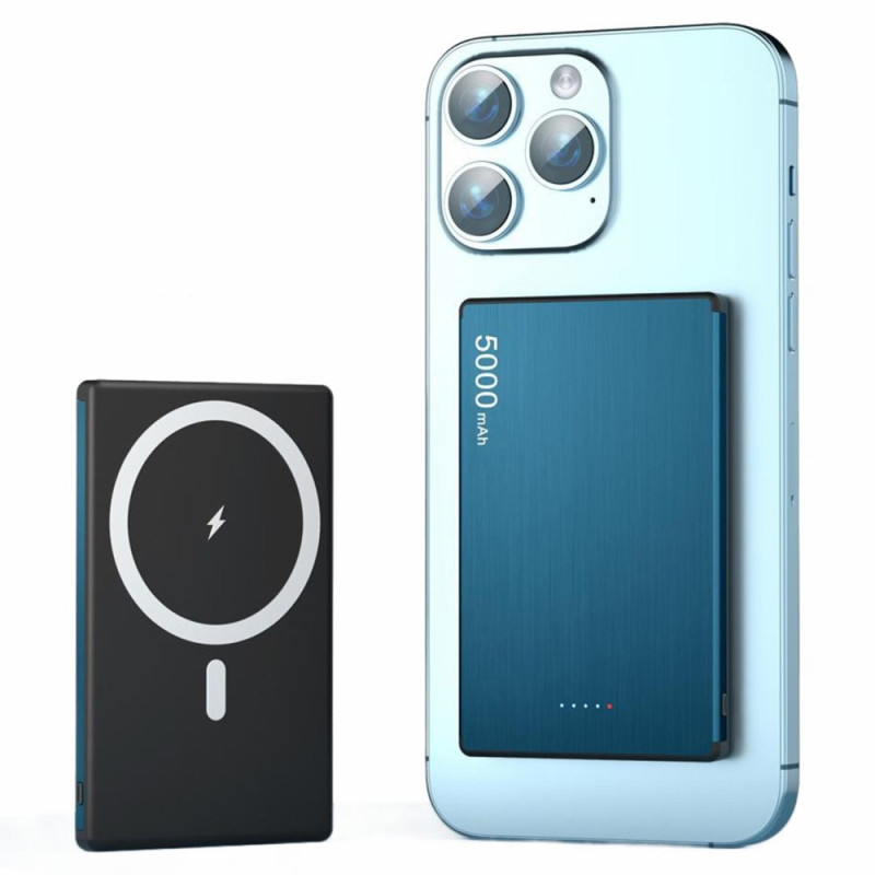 FLOVEME 5000mAh PD 20W sladdlöst magnetiskt externt batteri Ultra-tunt