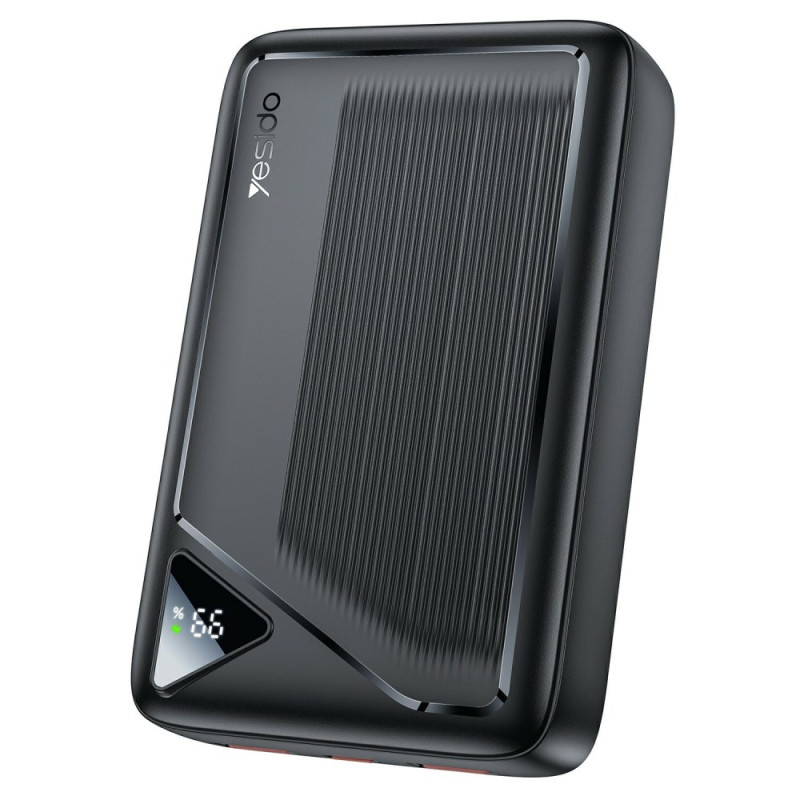 YESIDO Digitalt externt batteri 20000mAh 22,5W snabbladdning