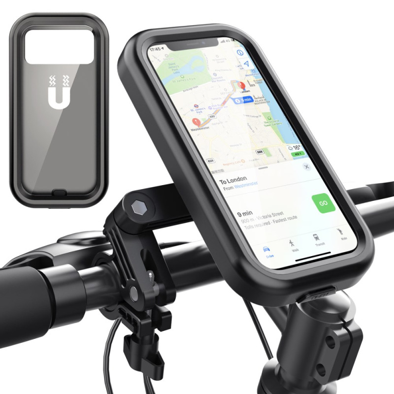 Support Téléphone Étanche 360° Guidon Vélo et Moto (4.7-6.8")