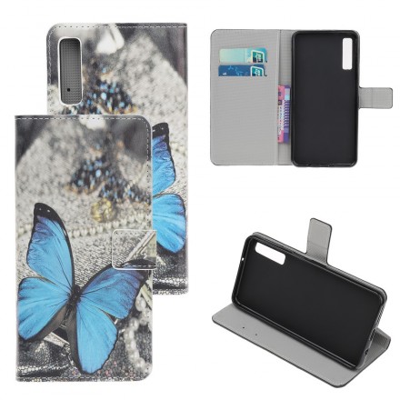 Samsung Galaxy A70 Butterfly SkalBlå