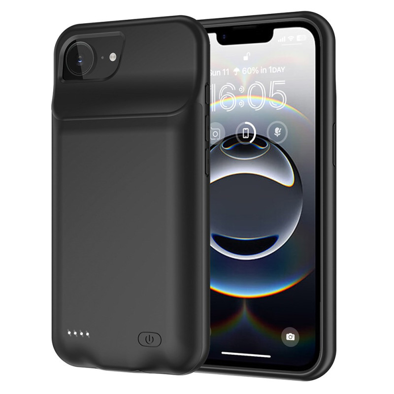 Externt batterifodral 10000mAh för iPhone 16e Förstärkt skydd