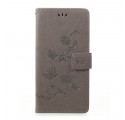 Samsung Galaxy A70 Fjärilar och blommor Rem Case