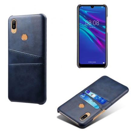 Huawei Y6 2019 Kortfodral med lädereffekt