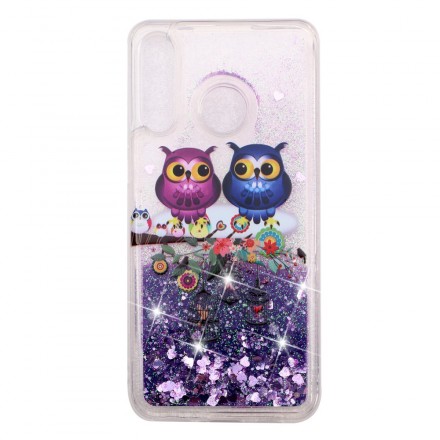 Huawei P30 Lite Cover Owls Glitters