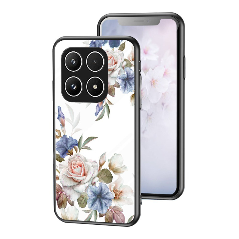 Xiaomi 17 Hölje av härdat glas Blommig design