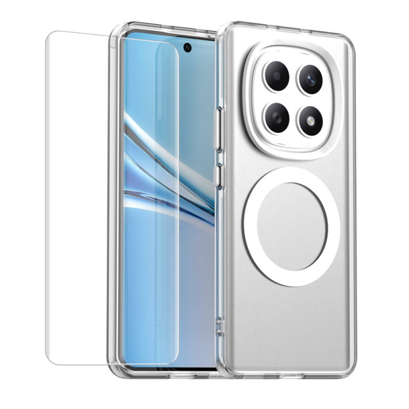 Xiaomi Redmi Note 15 5G / 4G Magnetiskt fodral med hydrogel-skärmfilm