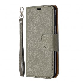 Samsung Galaxy A20e fodral Lychee Oblique Flap