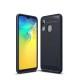 Samsung Galaxy A20e borstat kolfiberfodral MOFI