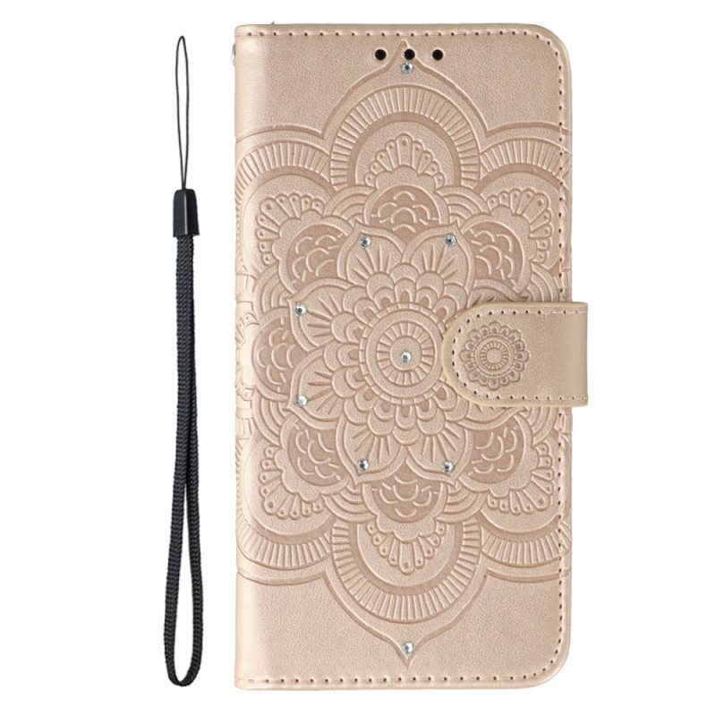 Samsung Galaxy A37 5G Fodral Mandala och Strass