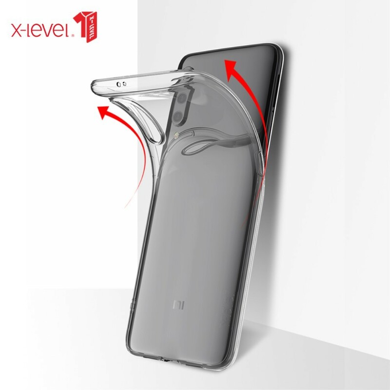 Xiaomi Mi 9 X-Level genomskinligt fodral