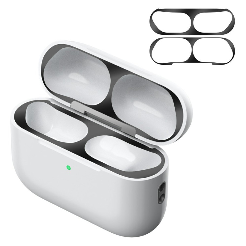 Dammskyddande metallklistermärke för AirPods Pro 3