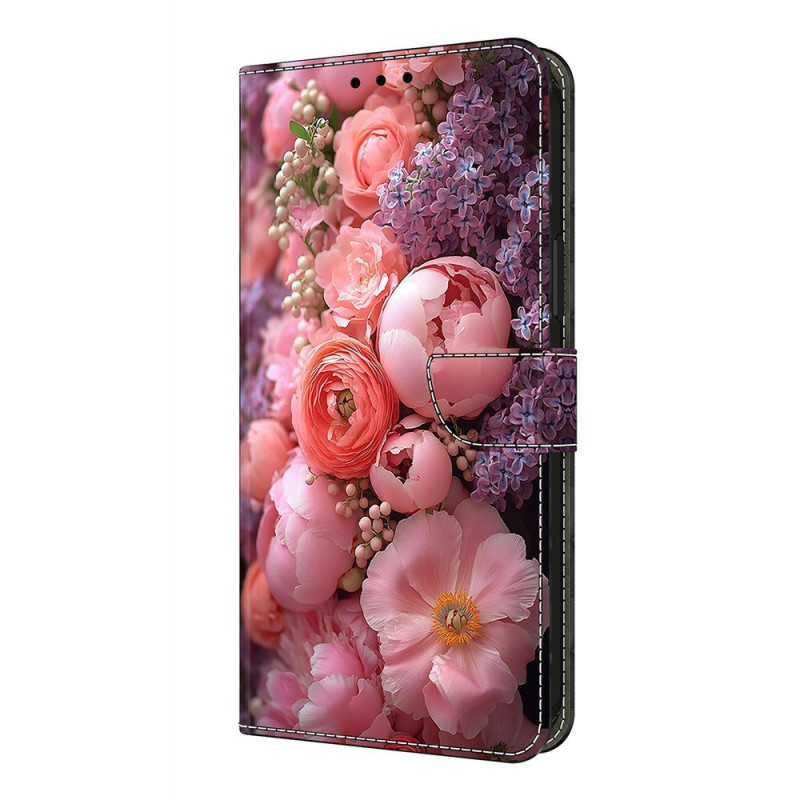FodralXiaomi Redmi Note 15 5G / 4G / Poco M8 5G Floral Pink