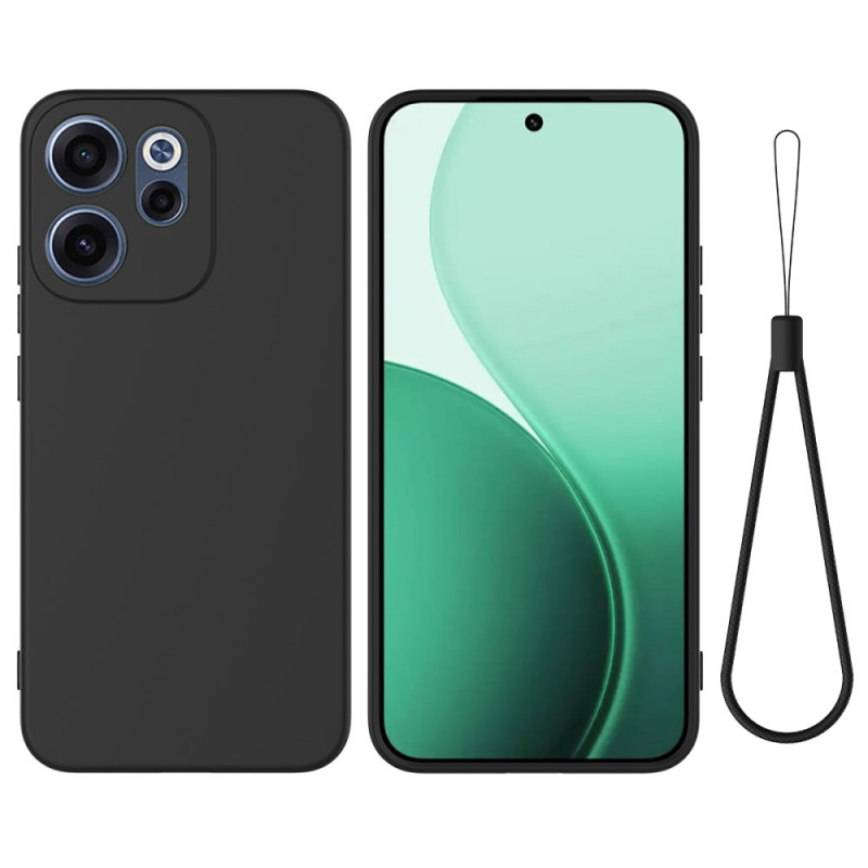 Oppo Reno 15 F 5G / 15 FS 5G Fodral med flytande silikon och nyckelband