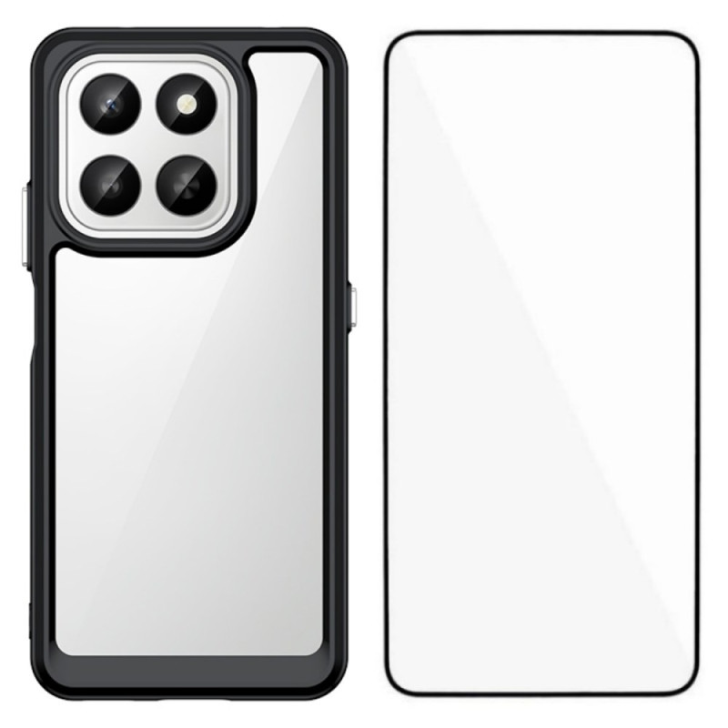 Honor 400 Smart 5G / 4G / X7d 4G Hybridfodral med skärmskydd