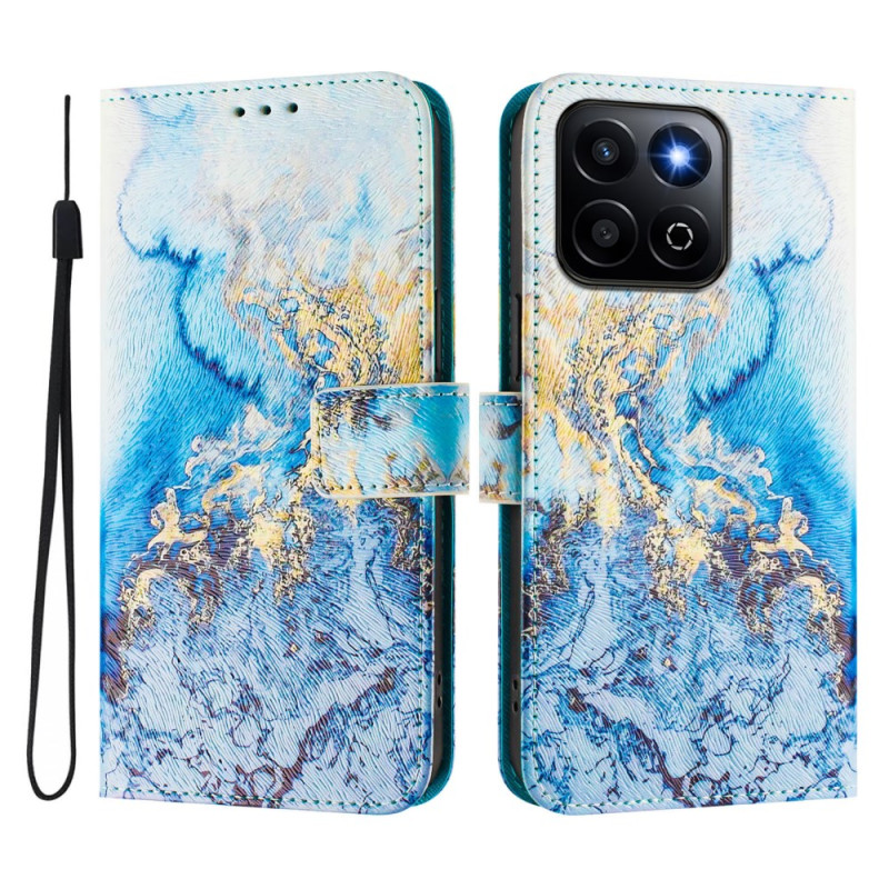 Honor X7c 5G / 4G / 200 Smart 5G Fodral Marmormotiv Ocean