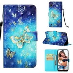 Samsung Galaxy A10 Guld Butterfly Case