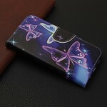 Väska Huawei P Smart Z Fjärilar Neons