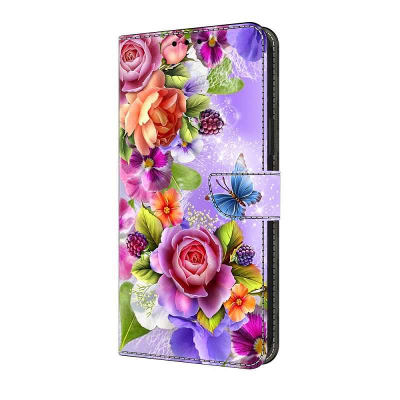 Honor X6c 4G Fodral Blommönster