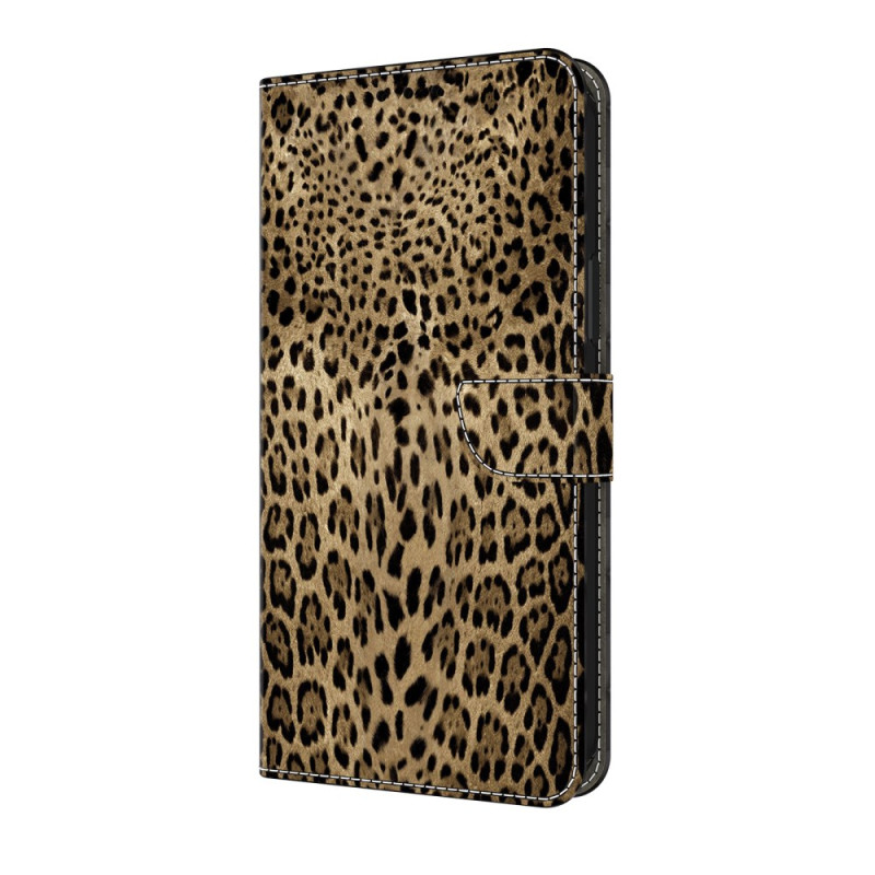 Honor X6c 4G Fodral med leopardtryck