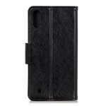 Samsung Galaxy A10 Cover Glossy Läder Effekt Chic Samsung Galaxy A10 Cover Glossy Läder Effekt Chic