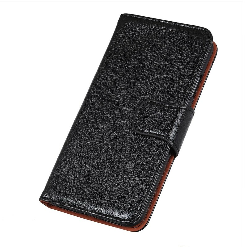 Samsung Galaxy A10 Cover Glossy Läder Effekt Chic Samsung Galaxy A10 Cover Glossy Läder Effekt Chic