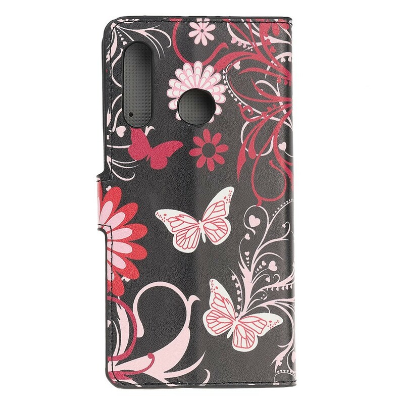 Huawei P Smart Z SkalFjärilar och blommor