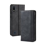 Flip Cover iSamsung Galaxy A10 Läder effekt Vintage stil