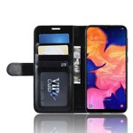 Samsung Galaxy A10 fodral med lädereffekt