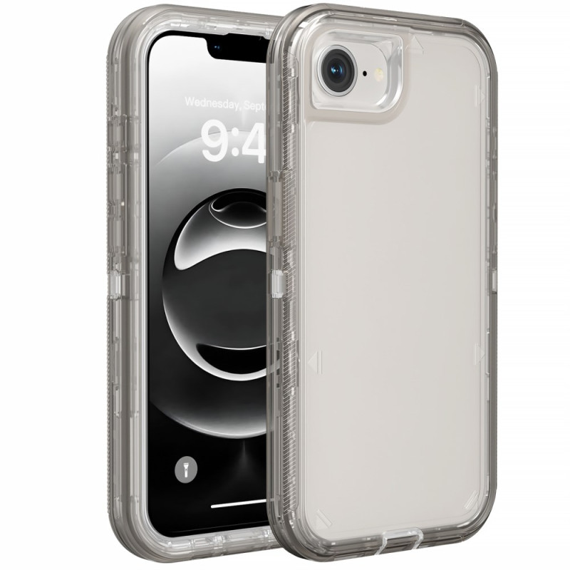 iPhone 17E / 16E 3-i-1 Avtagbart stötsäkert fodral