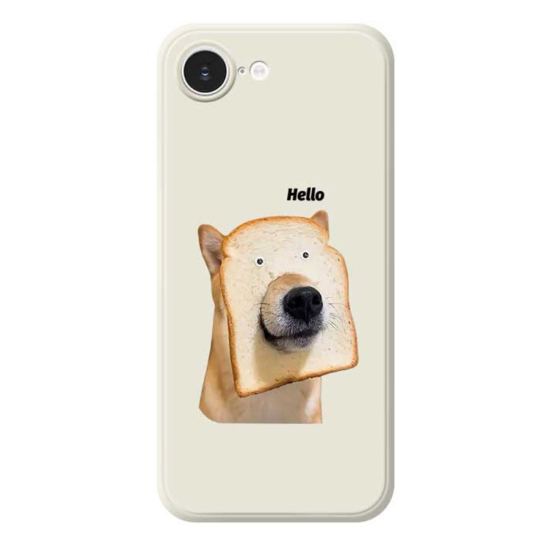 Fodral iPhone 17E / 16E Straight Edge Hunddesign Toast