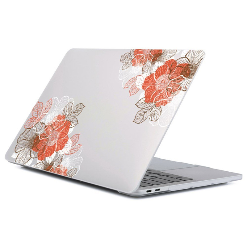 Fodral till MacBook Air 13'' (2026) / (2025) / (2024) / (2022) Floral Red