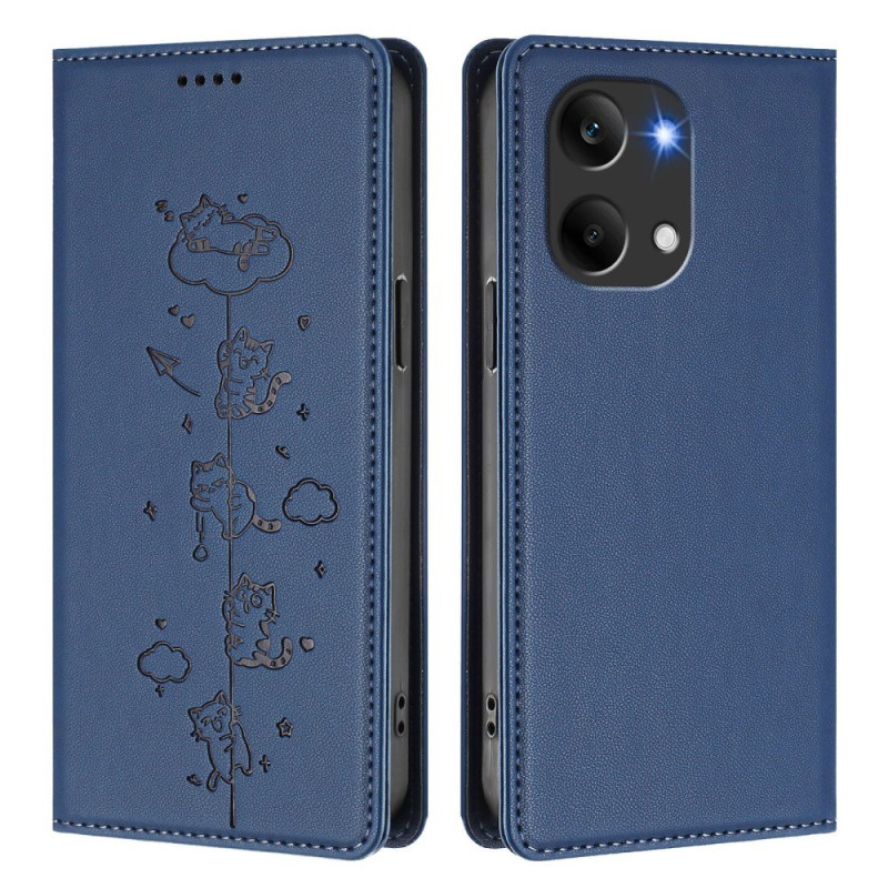 Flip Cover Poco X8 Pro Motif Chat