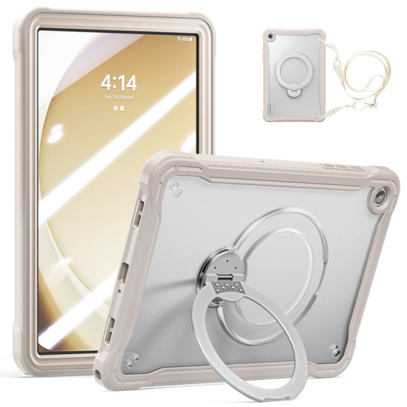 Fodral Samsung Galaxy Tab A11 Plus axelrem och skärmfilm