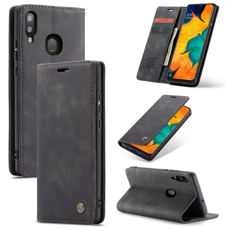 Flip Cover Samsung Galaxy A40 CASEME Lädermaterial