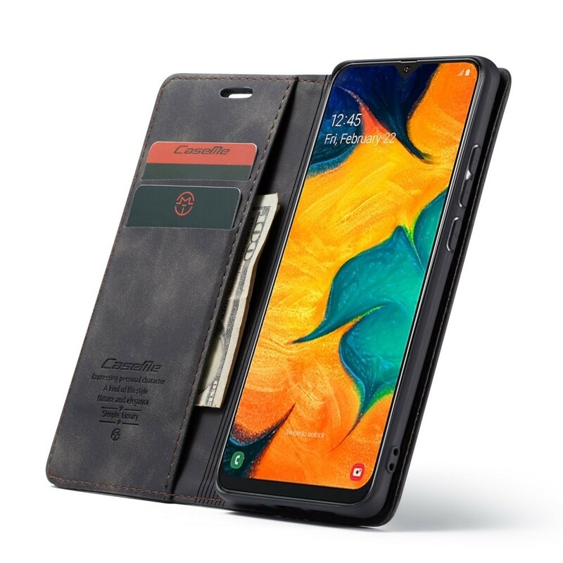 Flip Cover Samsung Galaxy A40 CASEME Lädermaterial